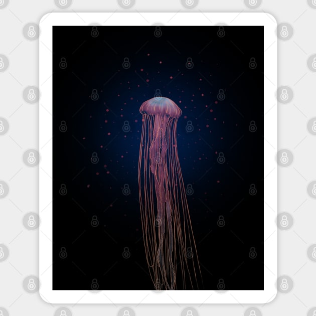 Jellyfish Sticker by TatianaGomes